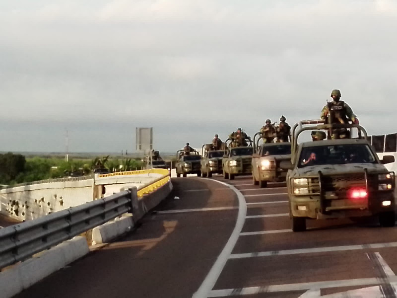 Llegan más elementos del Ejército a Sinaloa