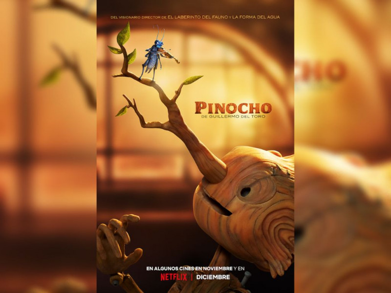Lanzan teaser oficial y arte principal de "Pinocho" de Guillermo del Toro