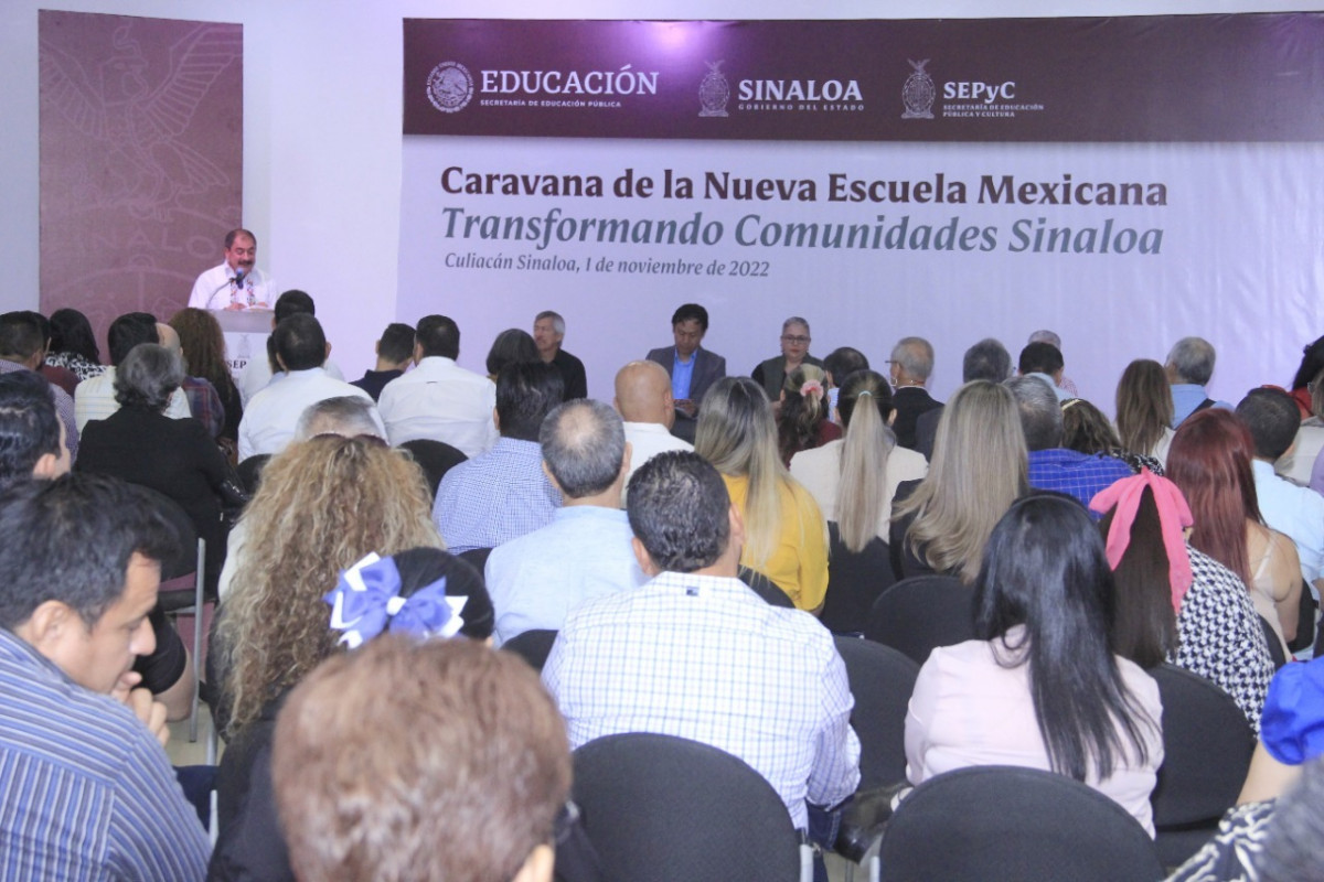 Llega a Sinaloa la Caravana de la Nueva Escuela Mexicana