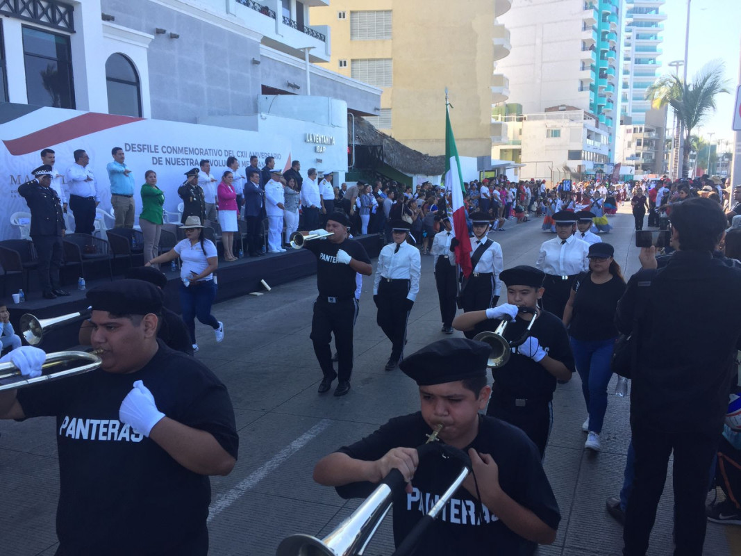 Conmemoran en Mazatlán el 112 aniversario de la Revolución Mexicana