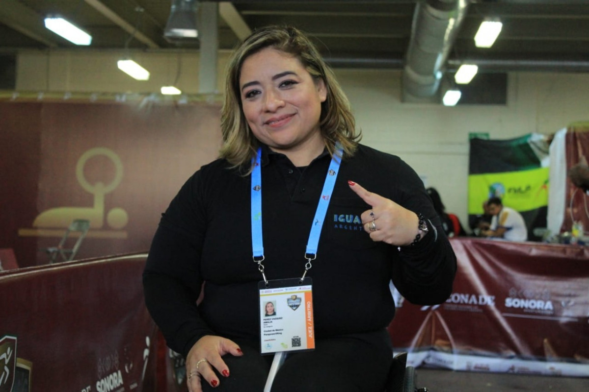 Medallista paralímpica Amalia Pérez, pendiente de las nuevas generaciones