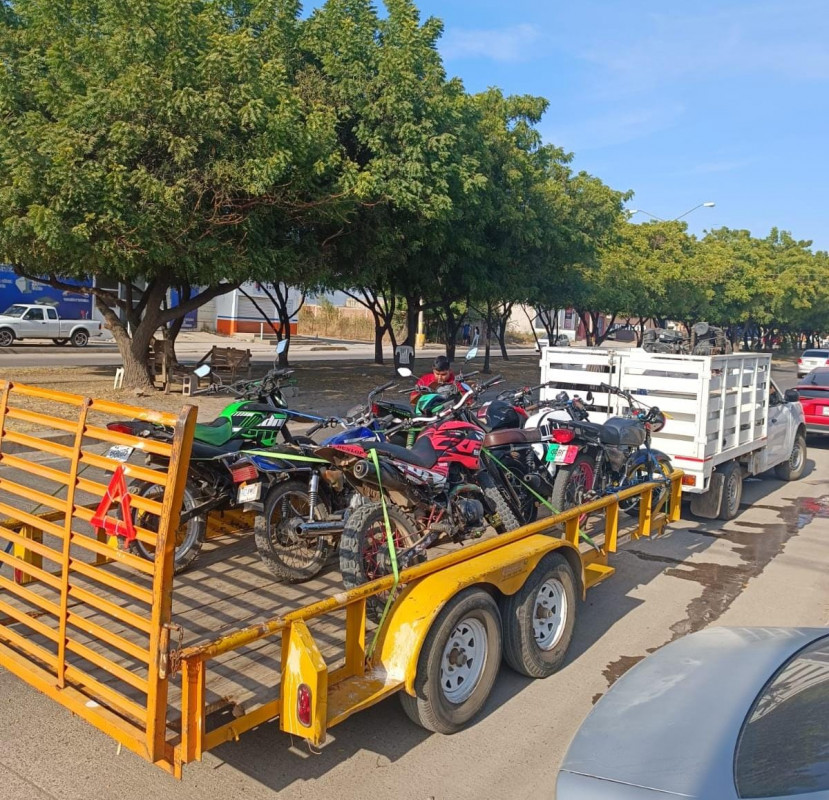 Realizan operativo "Cero Tolerancia" en Mazatlán, retiran motocicletas