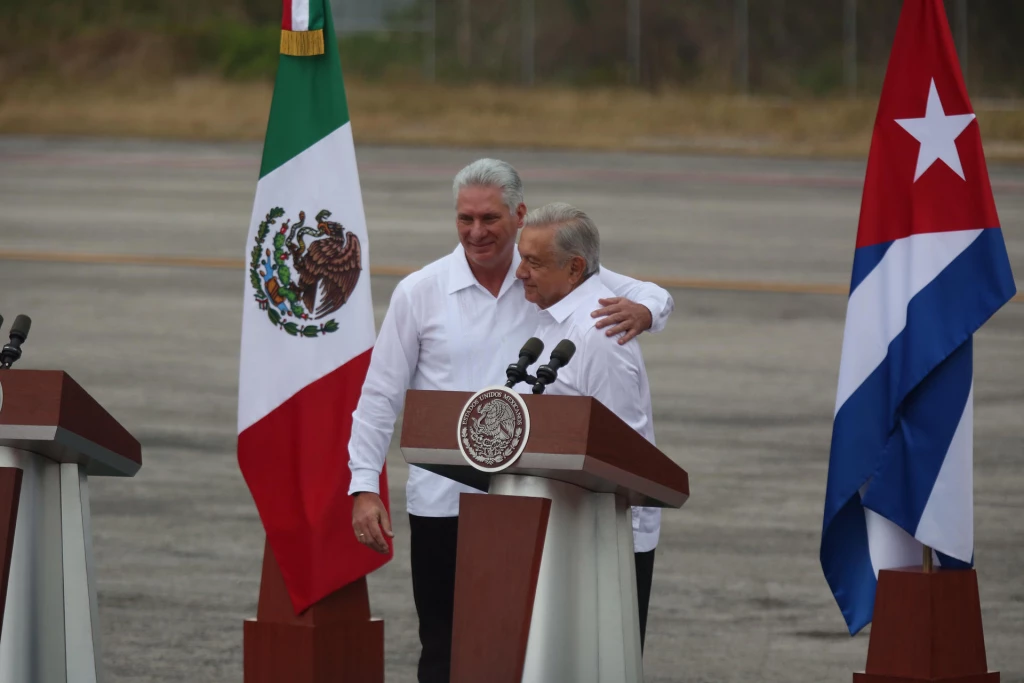 Díaz-Canel ratifica la voluntad cubana de estrechar la relación con México