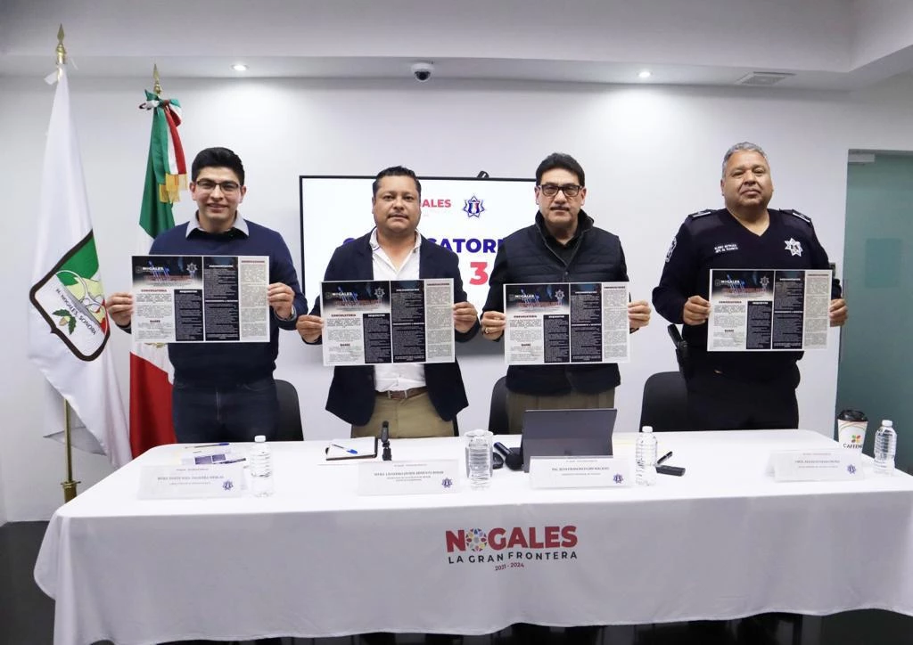 Buscan a 36 policías municipales en Nogales, abren convocatoria