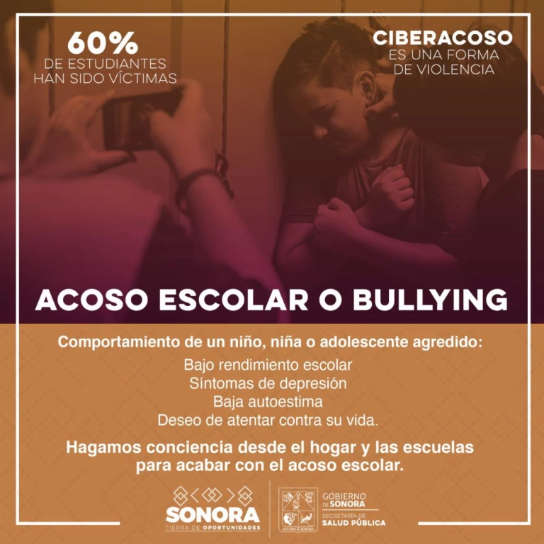 Llama Salud Sonora a detectar señales de acoso escolar o “bullying”