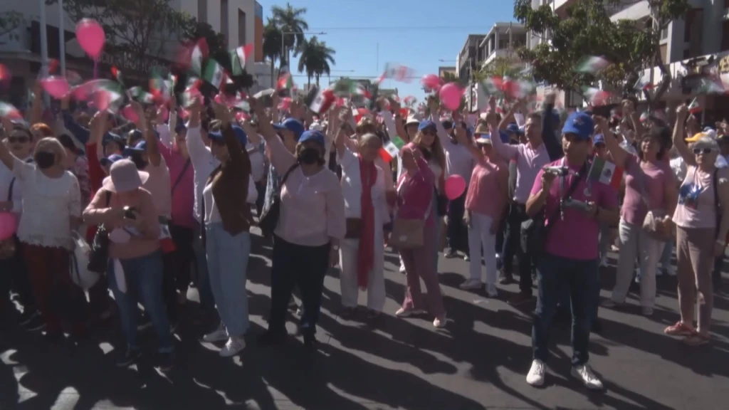 Trabajadores del INE que acudieron a la concentración lo hicieron por su voluntad