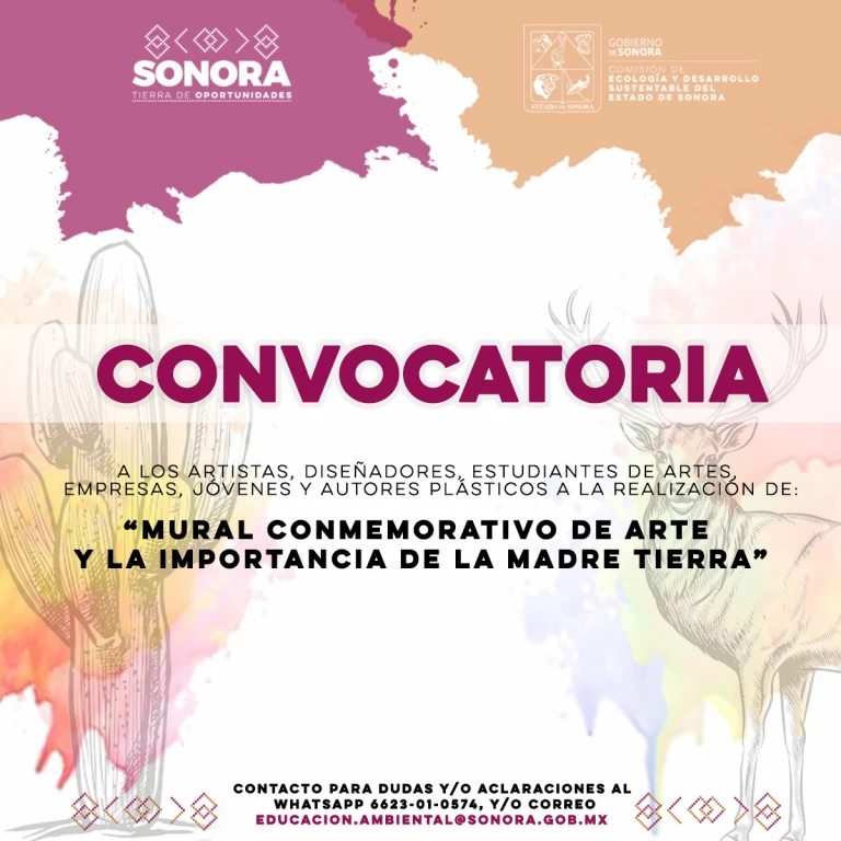 Invita Gobierno de Sonora a plasmar temas ambientales en bardas del Centro Ecológico