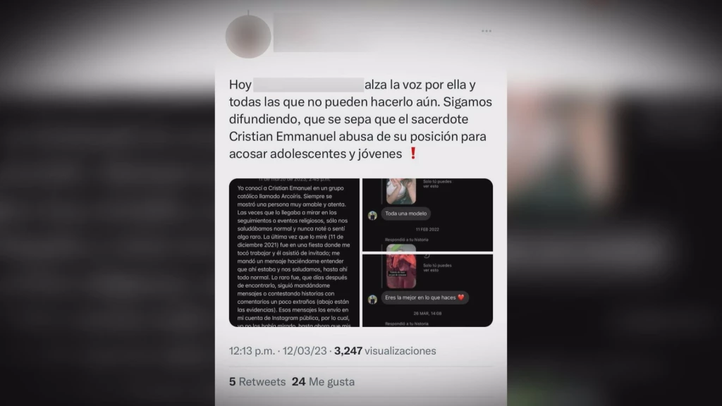 Denuncias de acoso en twitter en contra de sacerdote en Culiacán fue "Un grito de AYUDA": VÍCTIMAS
