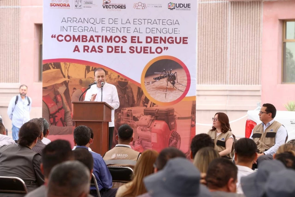 Gobernador Alfonso Durazo invierte 58 millones de pesos en recursos para el combate del dengue