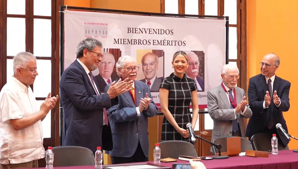 Colegio de Sinaloa reconoce a tres ilustres sinaloenses como miembros eméritos