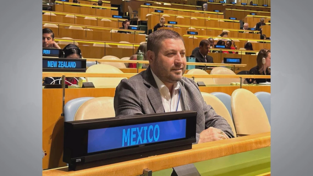 Asiste alcalde de Badiraguato a Conferencia del Agua de la ONU