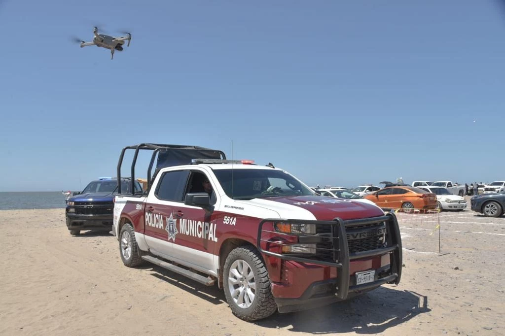 Implementan el uso de drones en el operativo de semana santa en Ahome