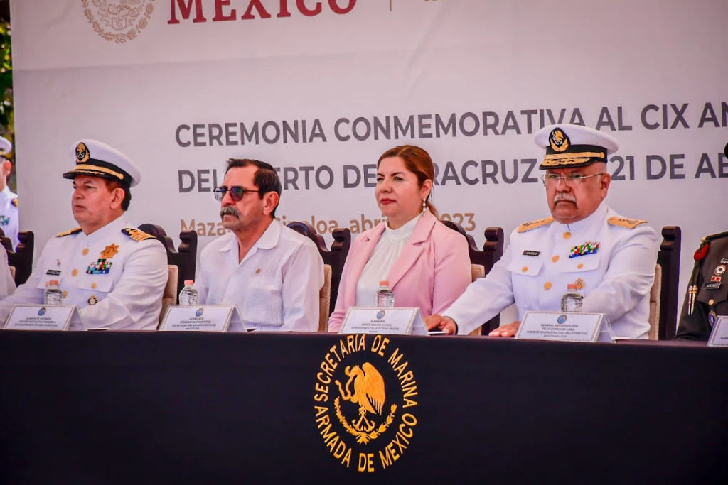 Conmemoran en Mazatlán el CIX aniversario de la gesta heroica del puerto de Veracruz del 21 de abril de 1914