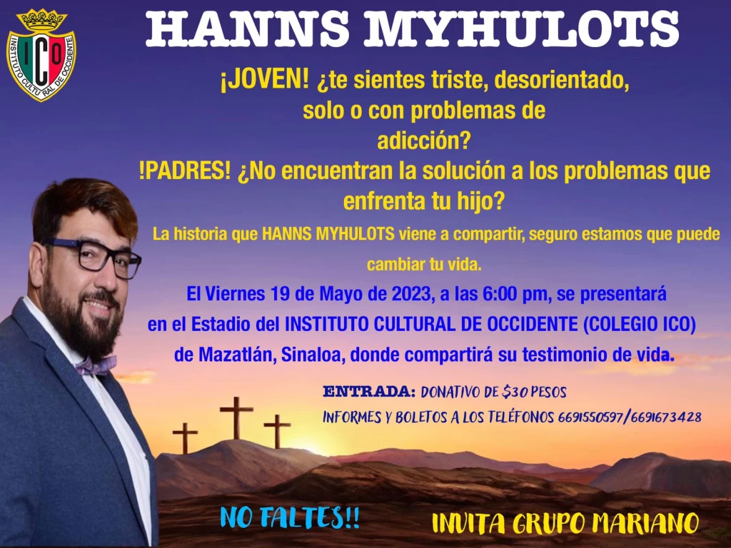 Grupo Mariano invita a plática con Hanns Myhulots el próximo 19 de mayo en Mazatlán