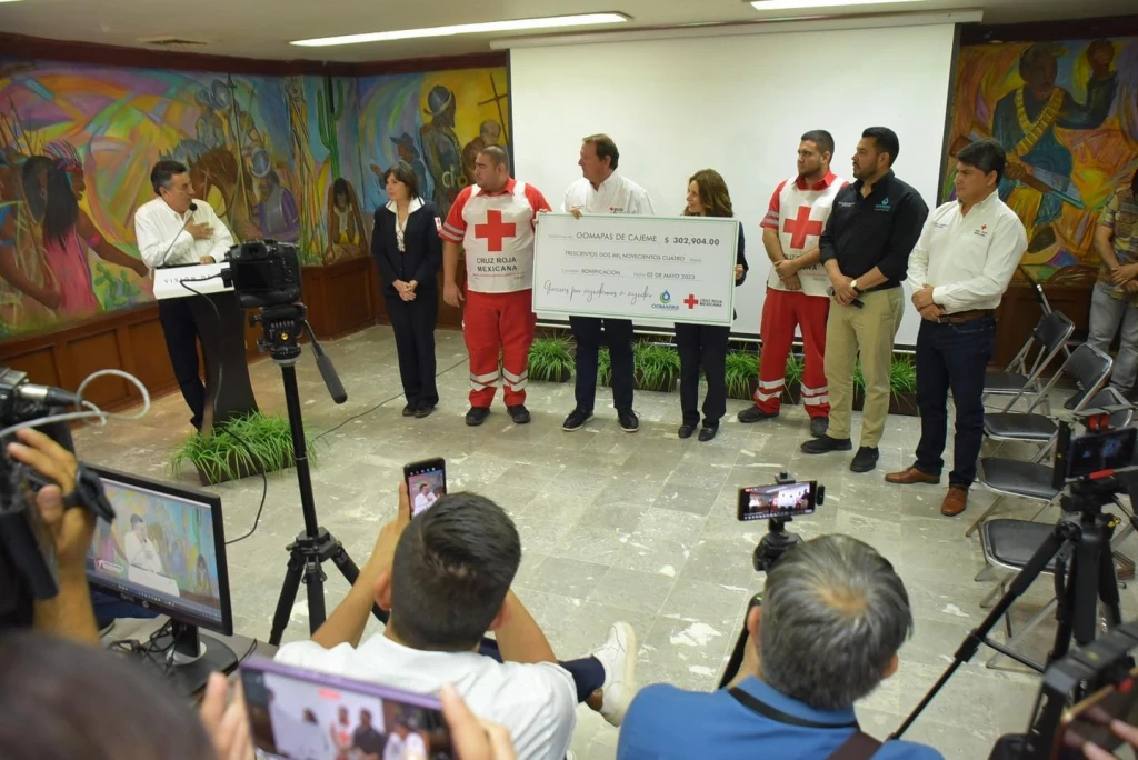 Apoya Oomapasc a Cruz Roja, logró su regularización ante el Organismo