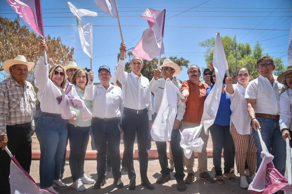 Dan banderazo de inicio a rehabilitación de red de alcantarillado sanitario en El Ejido 1 de mayo