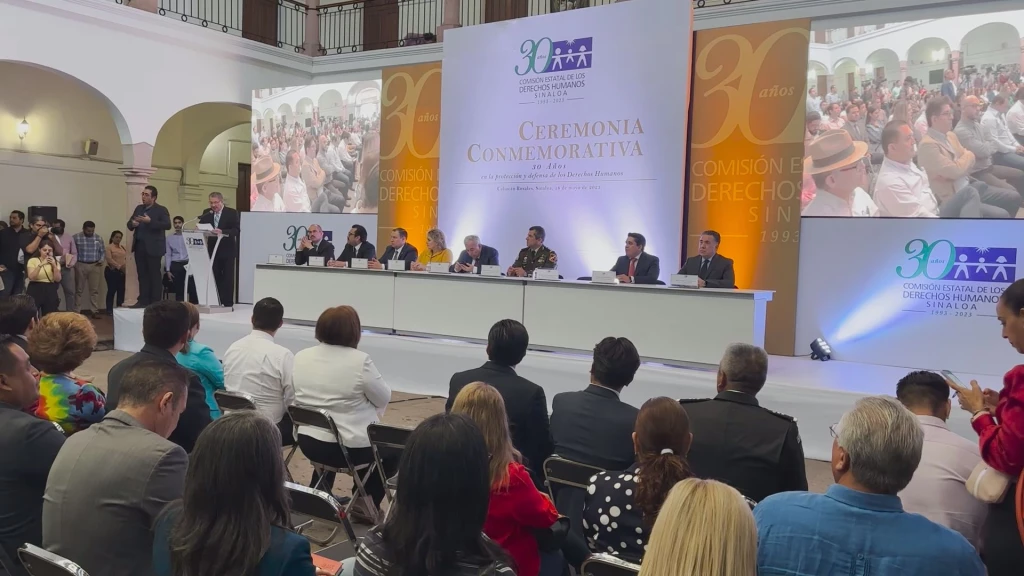 La CEDH en Sinaloa conmemora 30 años de su  creación