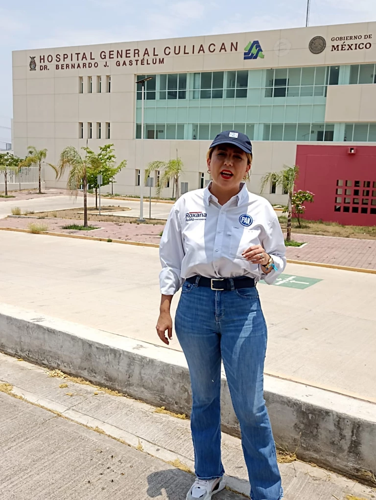 Presidenta del PAN en Sinaloa denuncia falta de operatividad en hospital y desabasto de medicamentos