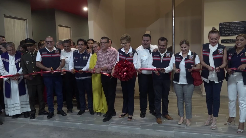 Inauguran estación de Bomberos "Olavo Corona Corona" en Mazatlán
