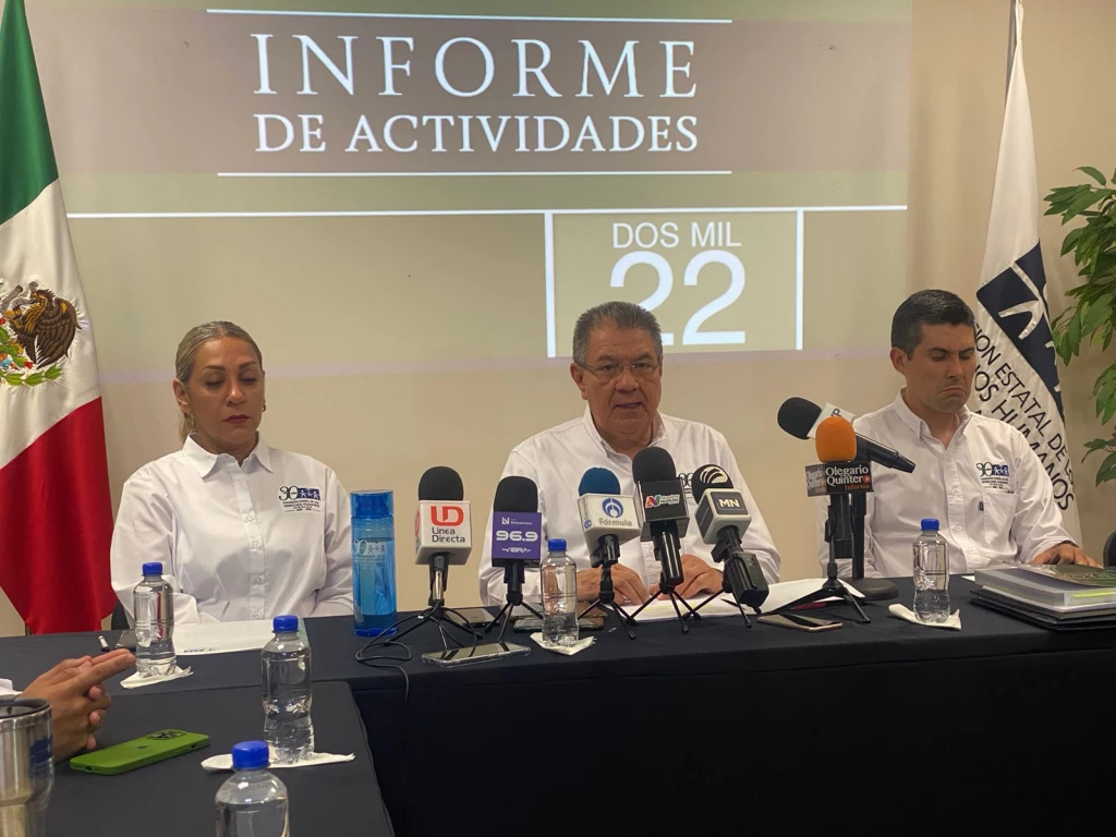 CEDH en Sinaloa presenta su informe anual 2022
