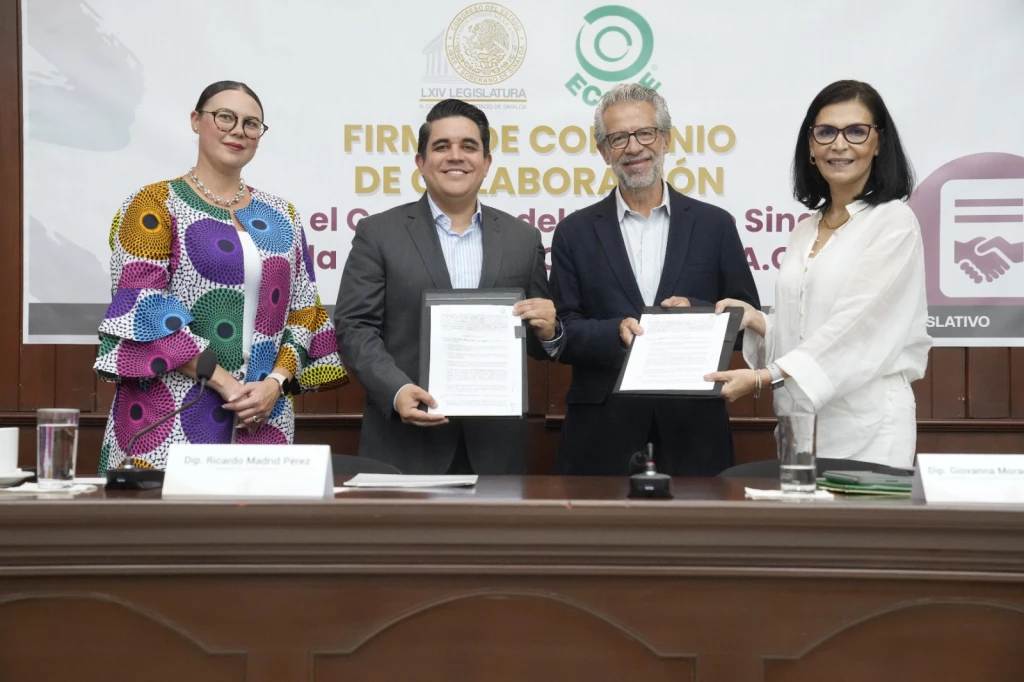 Firman convenio Congreso de Sinaloa y ECOCE para iniciar programa de gestión y separación de residuos