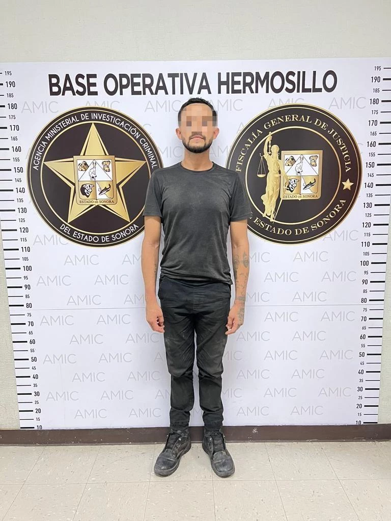 Aseguran a Rubén Omar “N.” en Hermosillo por probable narcomenudeo