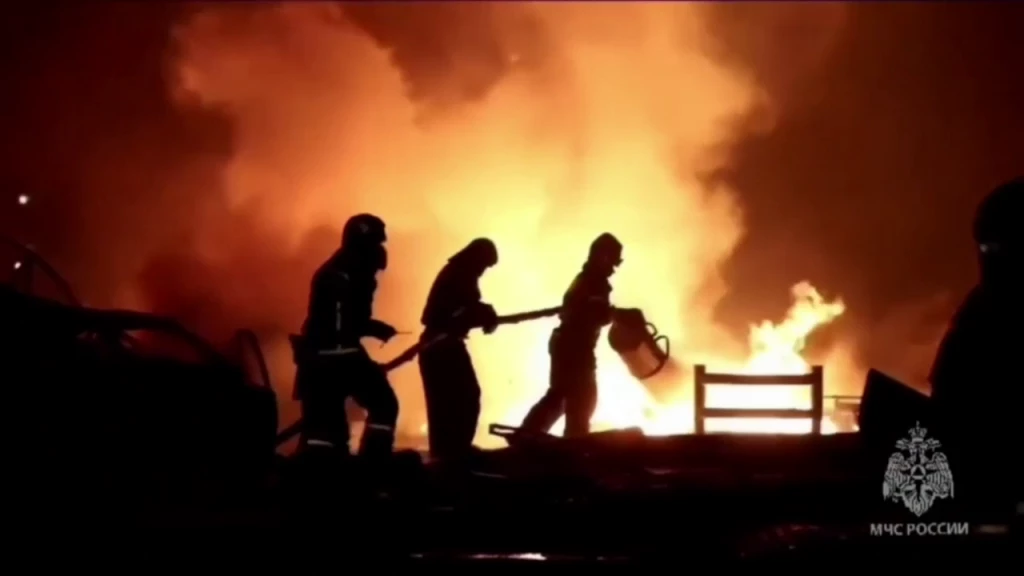 Al menos 35 muertos y 80 heridos por explosión en gasolinera de Rusia