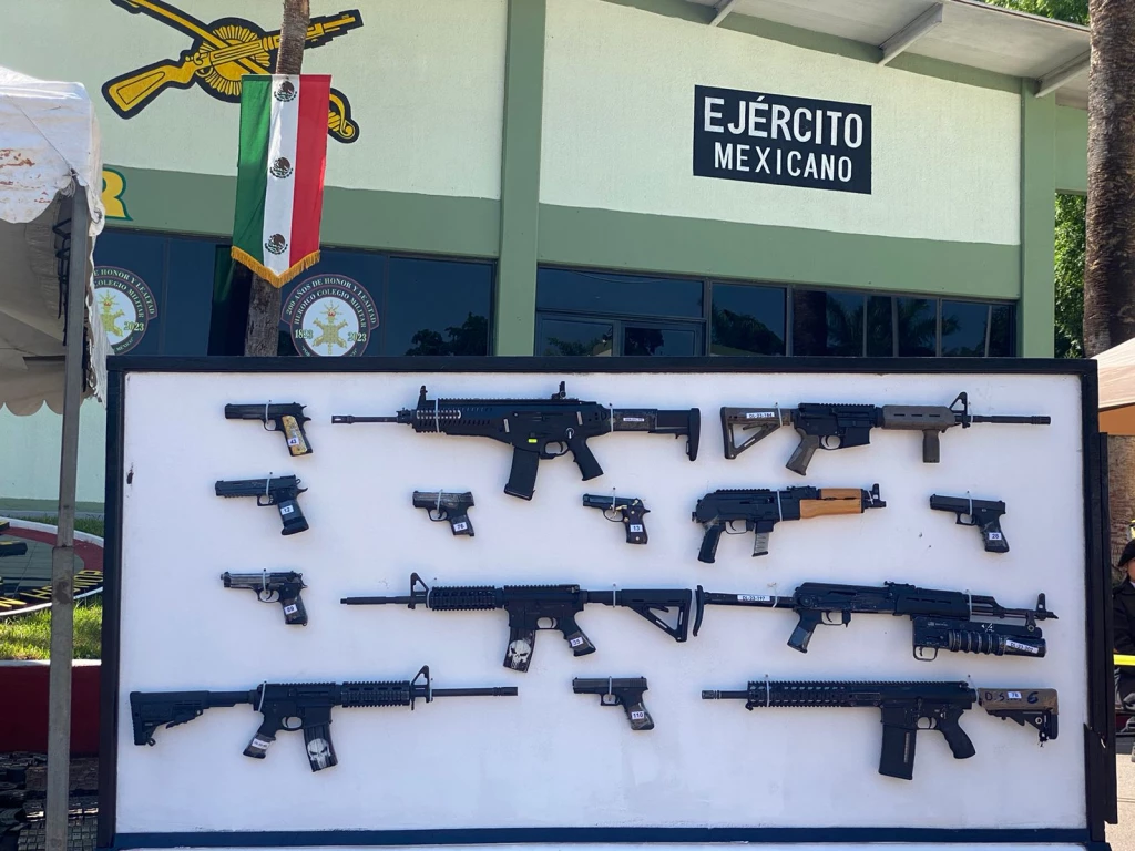 Realizan destrucción de armas de fuego en Sinaloa