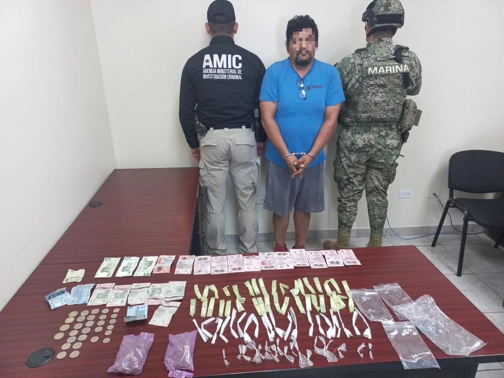 Capturan a sujeto con droga para su venta en San Luis Río Colorado