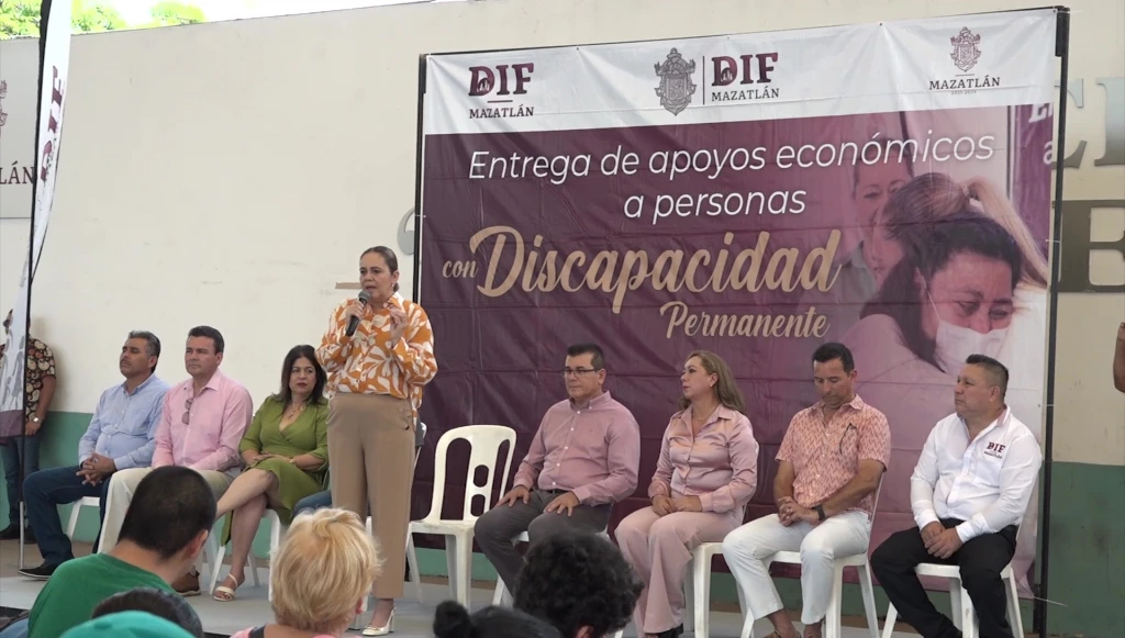Mensualmente, 500 personas con discapacidad permanente reciben apoyo económico por parte del DIF Mazatlán