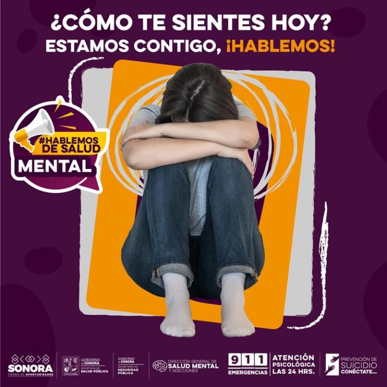 Gobierno de Sonora ha brindado más de 134 mil atenciones en salud mental y adicciones durante 2023