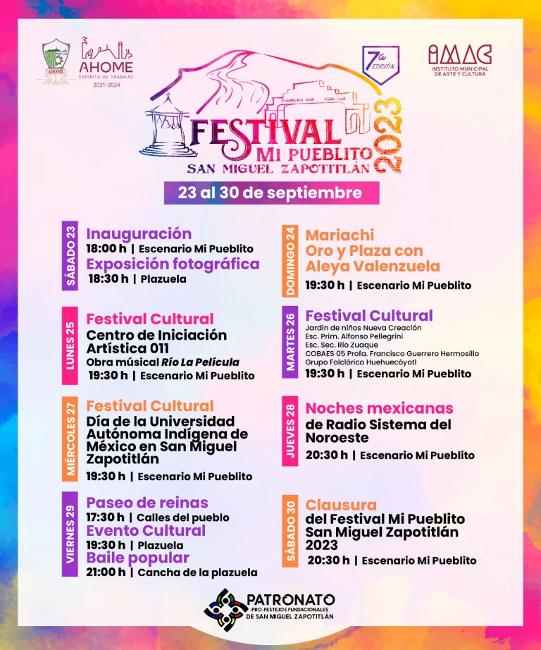 Invitan al festival “mi pueblito San Miguel Zapotitlán”