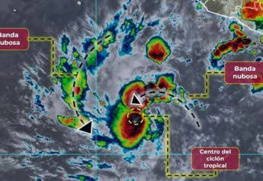 Se formó Tormenta Tropical "Lidia" en el Pacífico Mexicano