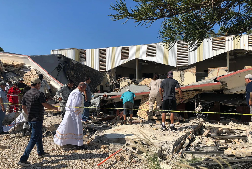 Se eleva a 11 el número de muertos por el colapso de iglesia en Tamaulipas