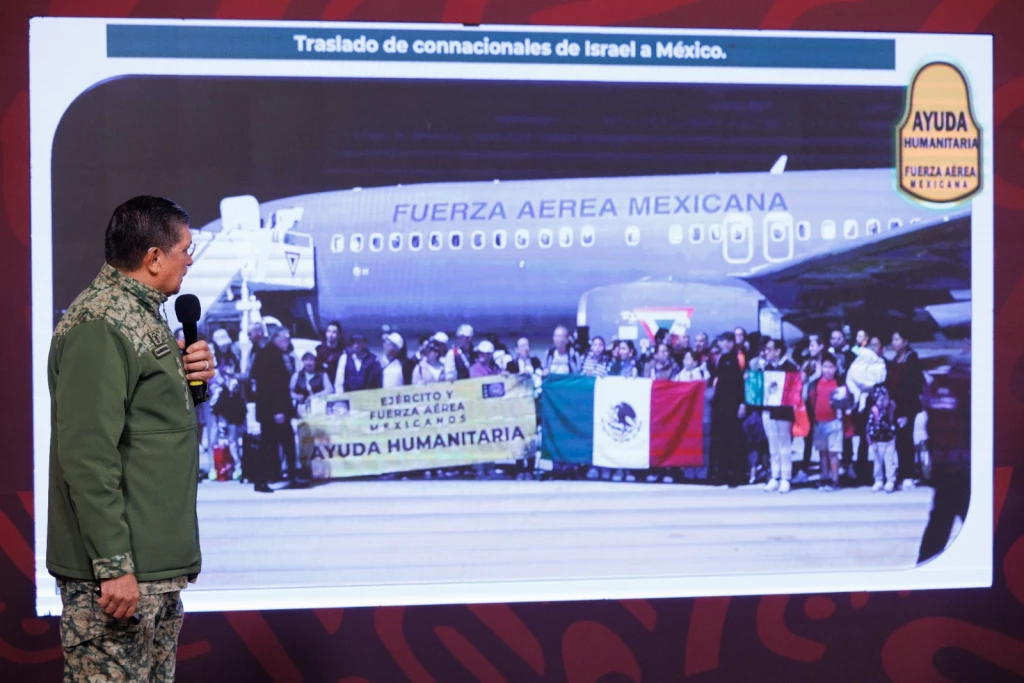 720 mexicanos han salido de Israel