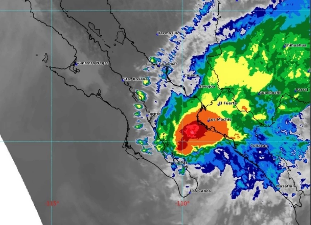 Tormenta Tropical posiblemente impacte Sinaloa la tarde noche de este domingo