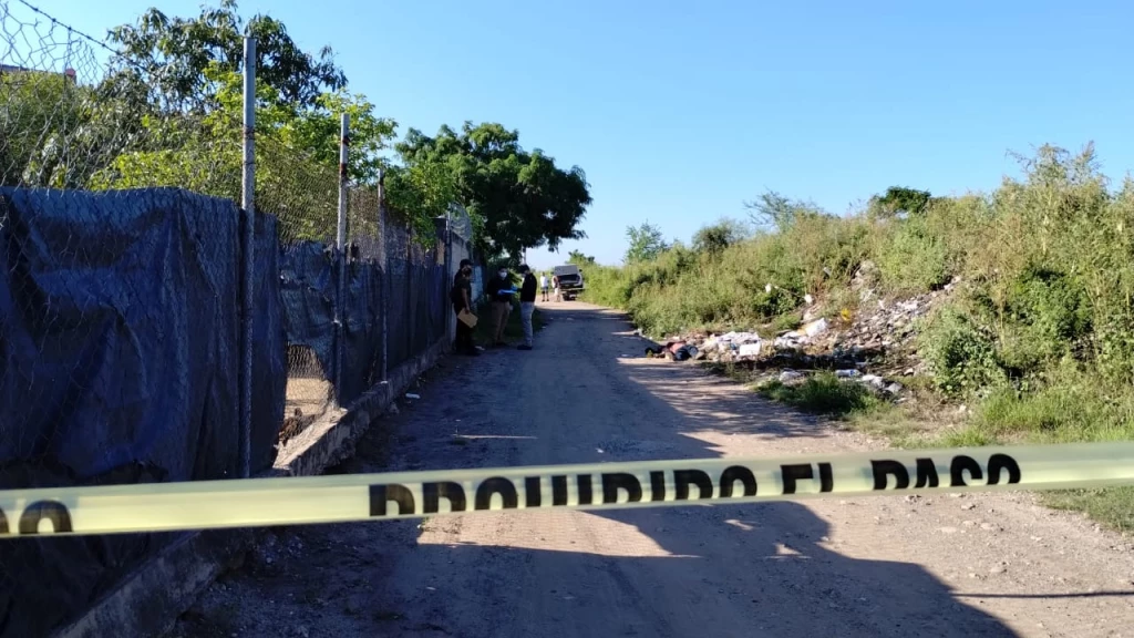 Encuentran a hombre asesinado a balazos al sur de Culiacán