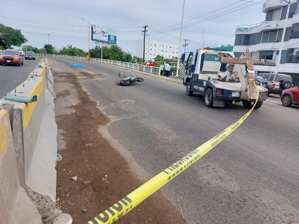 Mueren dos motociclistas casi de manera simultánea en distintos puntos de Culiacán