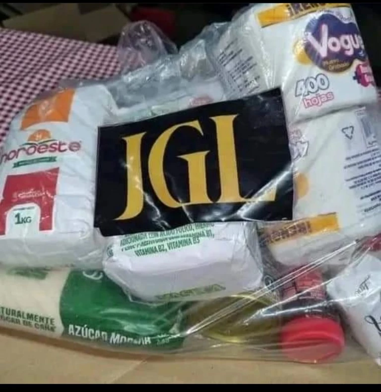 Entregan despensas con iniciales “JGL” en Sinaloa