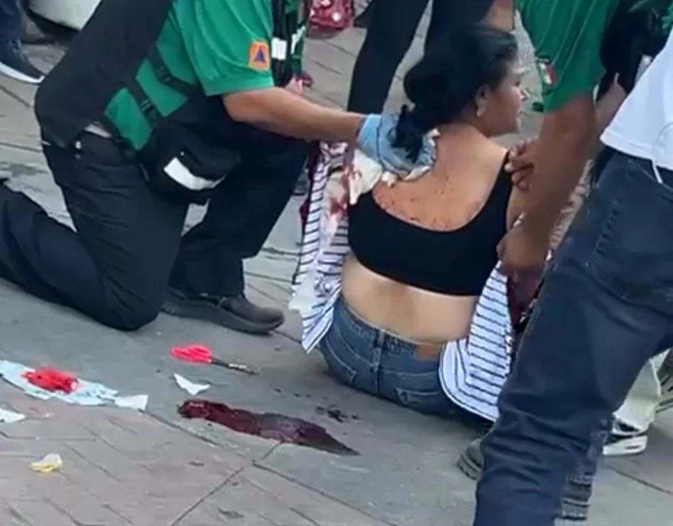 En pleno centro de Culiacán mujer es lesionada de bala