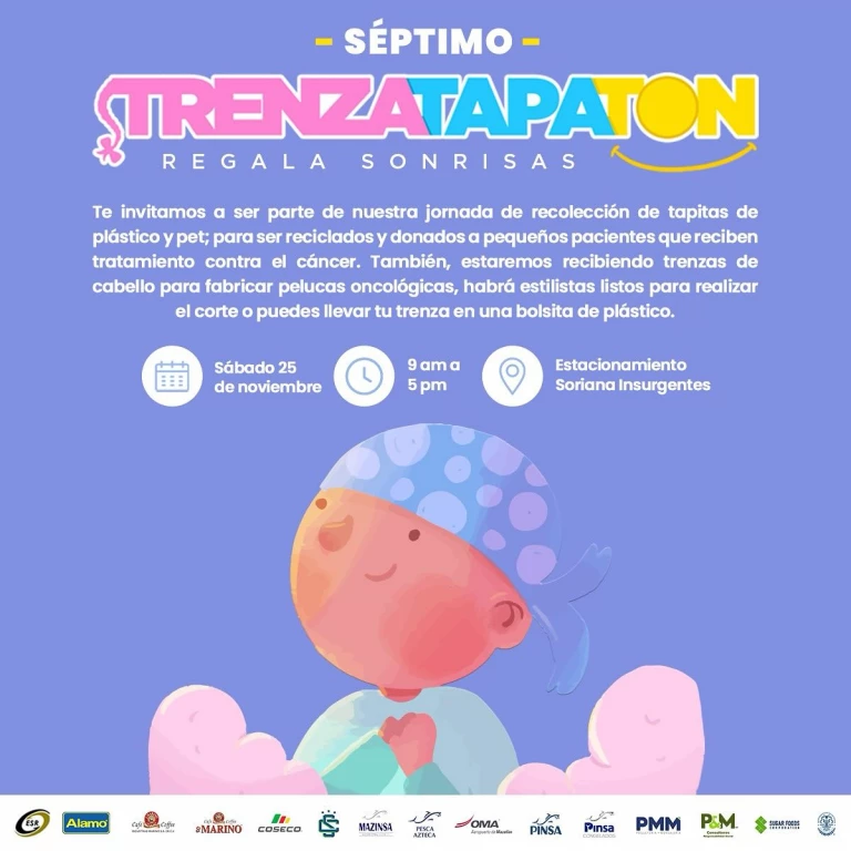 Apoya a los niños del Hospital Pediátrico de Sinaloa, ¡Únete al TRENZATAPATON!