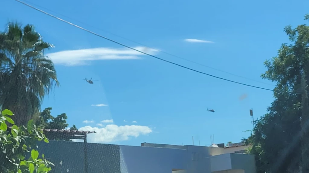 Fuerte Operativo De Seguridad En La Zona Norte De Culiacán Apoyado Por Helicópteros Del Ejercito 6614