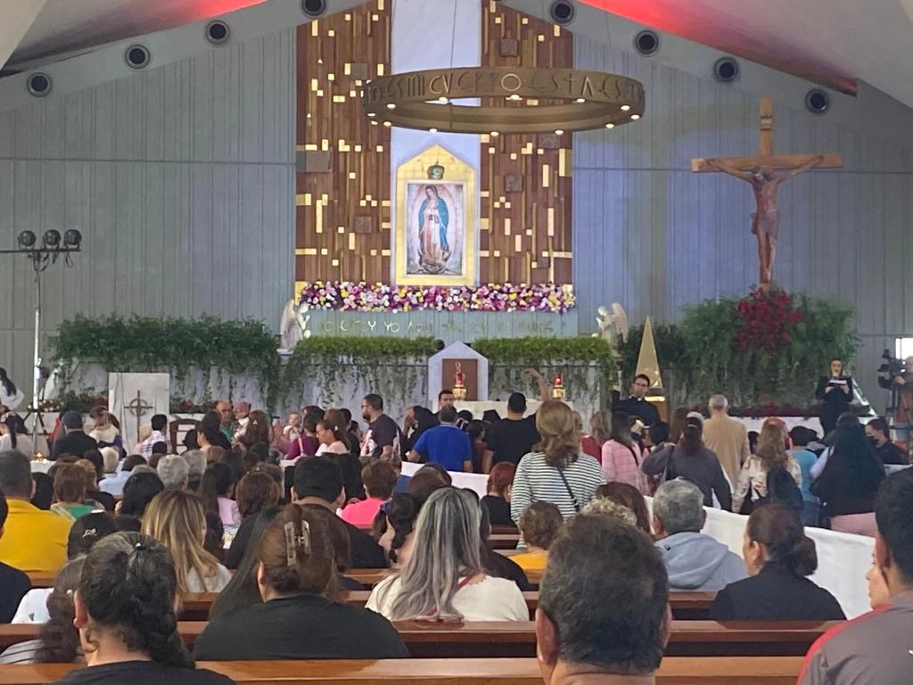 Llegan los peregrinos desde Tamazula a celebran a la Virgen de Guadalupe