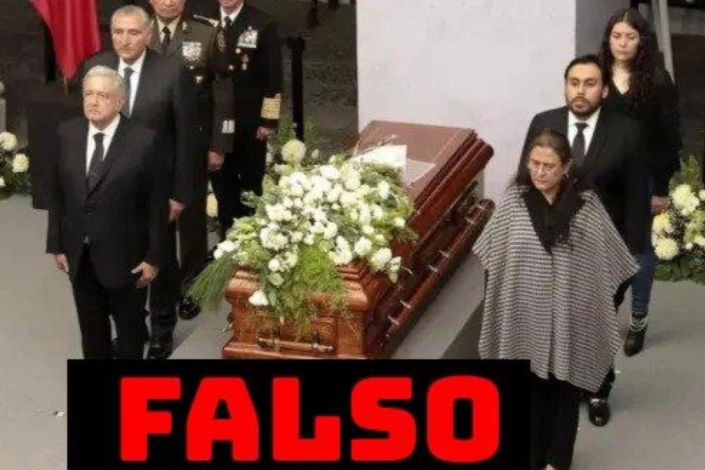 Desmienten presencia de AMLO en funeral de la mamá de El Chapo