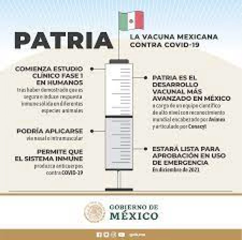Lista la vacuna Patria