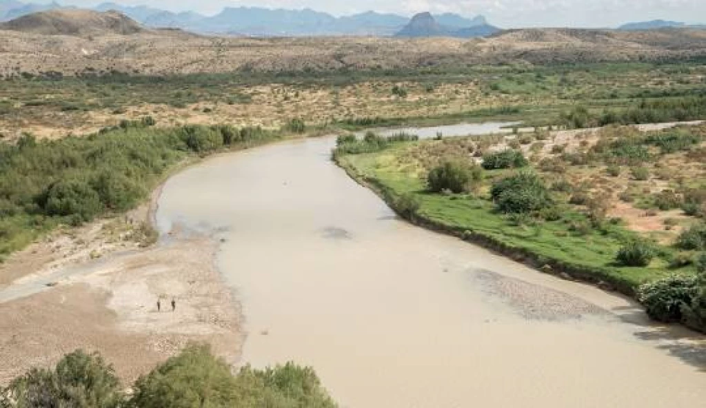Agentes mexicanos rescatan a mujer y 4 hijos con hipotermia tras pasar horas en el Río Bravo