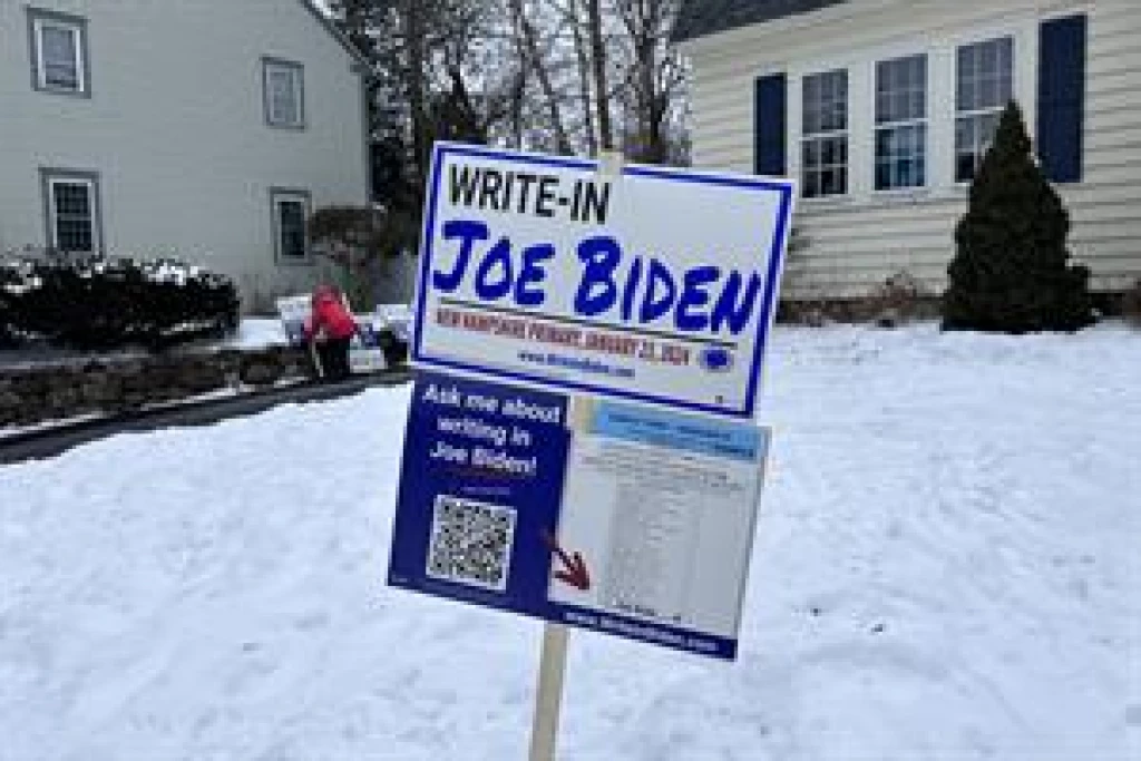 Joe Biden, el gran ausente de las elecciones primarias de Nuevo Hampshire