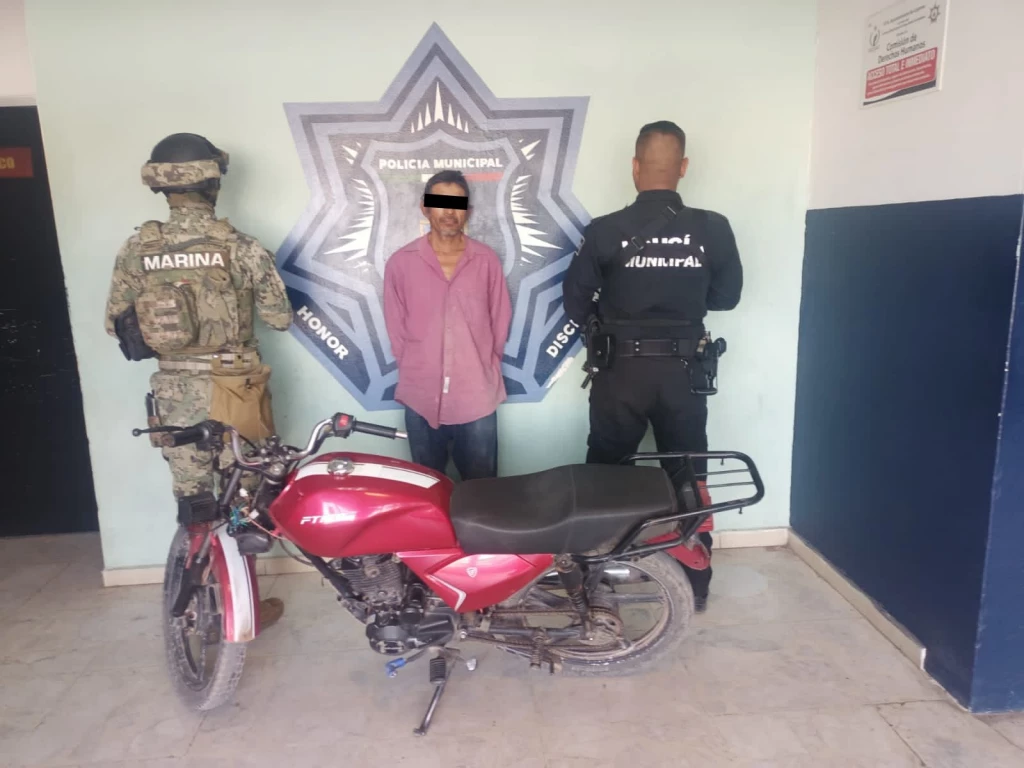 Recuperan motocicleta con reporte de robo en Las Areneras en Ciudad Obregón