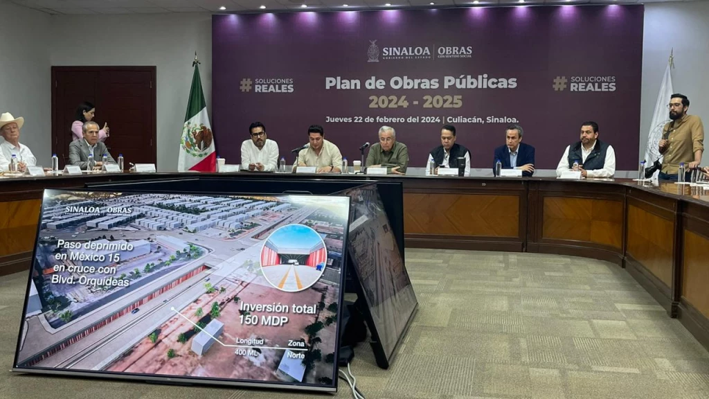 4,780 mdp en obras públicas para Sinaloa con el fin de mejorar la calidad vida