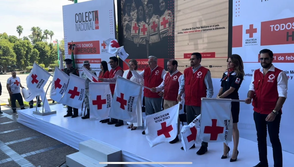 “Todos Somos Héroes” inicia Colecta Cruz Roja en Sinaloa